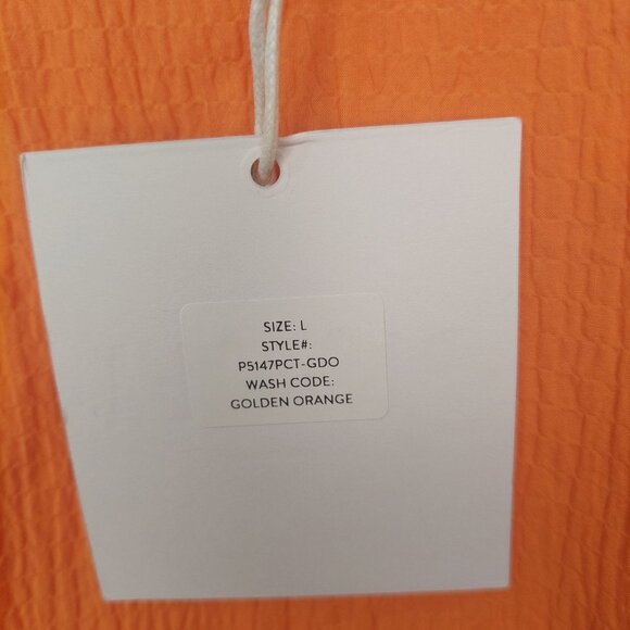 Pistola Women's Sleeveless Top Size Large Golden Orange Cotton Blend Casual Chic - Picture 5 of 10